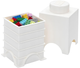 Pojemnik LEGO Room Copenhagen Storage Brick 1 White (40011735) - obraz 3