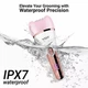 Эпилятор 6 в 1 VGR V-733 12 насадок/600mAh/IPX7/LED display/LED light/Pink (10667) - изображение 6