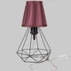 Настільна лампа/нічник з коричневим абажуром "Clip-on Lamp" (52-T2019F02 BK+BR) - зображення 1