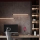 Настільна лампа/нічник з коричневим абажуром "Clip-on Lamp" (52-T2019F02 BK+BR) - зображення 2