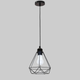 Чёрный подвес в стиле лофт "Modern Loft Light" (52-2019F-1 BK+BK) - изображение 1
