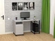 Стіл письмовий FlashNika Loft СКЛ-6 140 попелястий - зображення 1