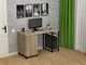 Стіл письмовий FlashNika Loft СКЛ-3 140 дуб сонома - зображення 1