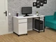 Стол письменный FlashNika Loft СКЛ-5 150 нимфея альба - изображение 1
