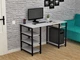 Стол письменный FlashNika Loft СКЛ-2 130 пепельный - изображение 1