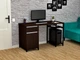 Стол письменный FlashNika Loft СКЛ-5 150 венге - изображение 1