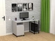Стіл письмовий FlashNika Loft СКЛ-4 140 попелястий - зображення 1