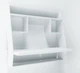 Навесной компьютерный стол AirTable-III Comfy-Home белый - изображение 1