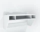 Навесной компьютерный стол AirTable-II Mini Comfy-Home белый - изображение 1