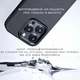 Карбоновий чохол Pitaka MagEZ Case Pro 4 Twill 1500D для iPhone 15 Pro Чорний + Сірий (KI1501PP) - зображення 5