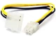 Перехідник живлення для материнки CPU процесора Molex -> 4pin ATX 40 см (701762591-1) - зображення 1