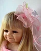 Вінілова лялька 55 см ручної роботи Reborn Baby Doll з живим великим очима та справжнім волоссям - зображення 4
