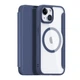 Чехол - книжка Dux Ducis Skin X Pro with MagSafe для iPhone 15 blue - изображение 1