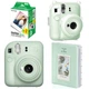 Набір камера Fujifilm Instax Mini 12/Фотопапір 20 шт/чохол/Фотоальбом 64 фото Зелений (2148686550) - зображення 1