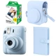 Набір камера Fujifilm Instax Mini 12/Фотопапір 20 шт/Чохол/Фотоальбом 108 фото Блакитний (2310363464) - зображення 1