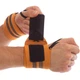 Бинты кистевые для жима (2шт) STRENGTH WRIST WRAPS MUTE MT-9188-3 (PL, эластан, р-р 51х8см, Оранжевый) - изображение 1