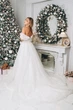 Весільна сукня ANGEL FASHION DRESS 2505 розмір 44, молоко - зображення 3