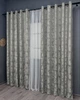 Комплект штор на люверсах VR-Textil Жаккард Sultan XO № 1125ш серый 150х250 см 2 шт (37-0157) - изображение 4