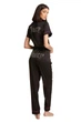 Пижама Juicy couture Satin short sleeve notch collar PJ Set размір L - изображение 2