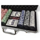 Игровой набор Покер на 300 фишек с номиналом в алюминиевом кейсе Poker Game Set - изображение 4
