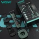 Мужская машинка для стрижки с турборежимом VGR V 69G аккумуляторный триммер с 4 сменными насадками и подставкой - изображение 5