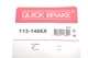 Направляюча супорта заднього/к-кт Hyundai Tucson/i30/ix35/Kia Sportage 07- - 113-1466X QUICK BRAKE - зображення 3