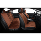 Накидки на сидіння авто Elegant Milano EL 700 305 з алькантари коричневого кольору - изображение 1