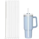 Термос термокружка Stanley Quencher H2.0 Tumbler из нержавеющей стали 1,18 л Sky Blue Monogram KT6007841 - изображение 4