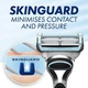 Сменные картриджи для бритья (лезвия кассеты) мужские Gillette Skinguard Sensitive 6 шт - изображение 3