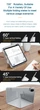 Чохол iPad 11'' Pro (2024) Wiwu 360° Rotative Magnetic light blue - изображение 10