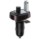 Автомобільний трансміттер Baseus T-typed Bluetooth MP3 Charger чотний - изображение 1