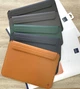 Папка конверт для MacBook 13,6'' Air Wiwu Skin Pro2 Leather black - зображення 15