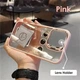 Чохол iPhone 15 Pro Max Crystal Stand Camera pink - изображение 5