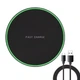 Зарядное устройство беспроводное Wireless Charger Pad Type-C Voltronic Fast Charging 15W, упаковка пакет - изображение 2
