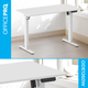 Стол с электрорегулировкой высоты OfficePro ODE1260W 1200 х 600 мм White (ODE1260W) - изображение 4