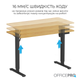 Стол с электрорегулировкой высоты OfficePro ODE1260LW 1200 х 600 мм Light Wood/Black (ODE1260LW) - изображение 2