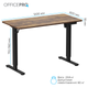 Стол с электрорегулировкой высоты OfficePro ODE1260DW 1200 х 600 мм Dark Wood/Black (ODE1260DW) - изображение 8