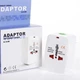 Сітковий розгалужувач євро перехідник трансформер конвертер адаптер Аdaptor international UKC COD-0016 - зображення 8