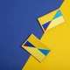 Набор шевронов 2 шт с липучкой Флаг Украины и Колумбии 5х8 см, вышитый патч - изображение 5