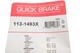 Направляюча супорта переднього/заднього/к-кт Opel Combo/MB Vaneo W414 1.3-1.9 01- Lucas - 113-1493X QUICK BRAKE - зображення 3