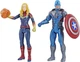 Ігровий набір Marvel Капітан Марвел і Капітан Америка "Месники" Captain America & Captain E5084 - зображення 1