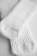 Шкарпетки жіночі Legs з текстурним візерунковим переплетінням SOCKS COTTON CHAIN 2 пари 36-40(р) white (G12) - изображение 2