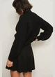 В'язаний зимовий жіночий светр, джемпер NA-KD Knitted Sweater XS Чорний - зображення 5