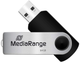 Pendrive USB MediaRange MR912 64GB USB 2.0 Black/Silver (4260283112258) - obraz 2