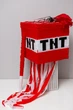 Піньята TNT Minecraft червона квадратна + біта - изображение 5