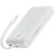 Повербанк с беспроводной зарядкой и кабелем Type-C 10000mAh 30W Baseus Magnetic&Cable белый (P1002210B223-00) - изображение 1