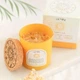 Зодіакальна ароматична свічка Elements of home fragrance з кристалами Близнюки. Аромат лаванда і кедр, камінь жовтий жадеїт - зображення 1