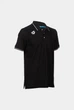 Чоловіча футболка Arena TEAM POLOSHIRT SOLID COTTON 004901-500 M Чорний - изображение 5