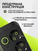 Удлинитель сетевой переноска 4 метра на 3 розетки + 4USB+1Type-C UA Power F09U Черный - изображение 4