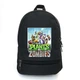 Рюкзак детский Растения против зомби Cappuccino Toys (Plants vs Zombies 002-black) черный, размер 35 х 28 х 13 см - изображение 1
